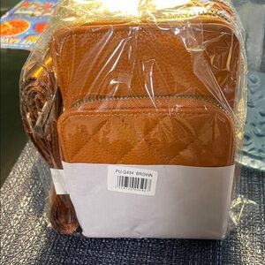 Brown Quilted Women's Bag